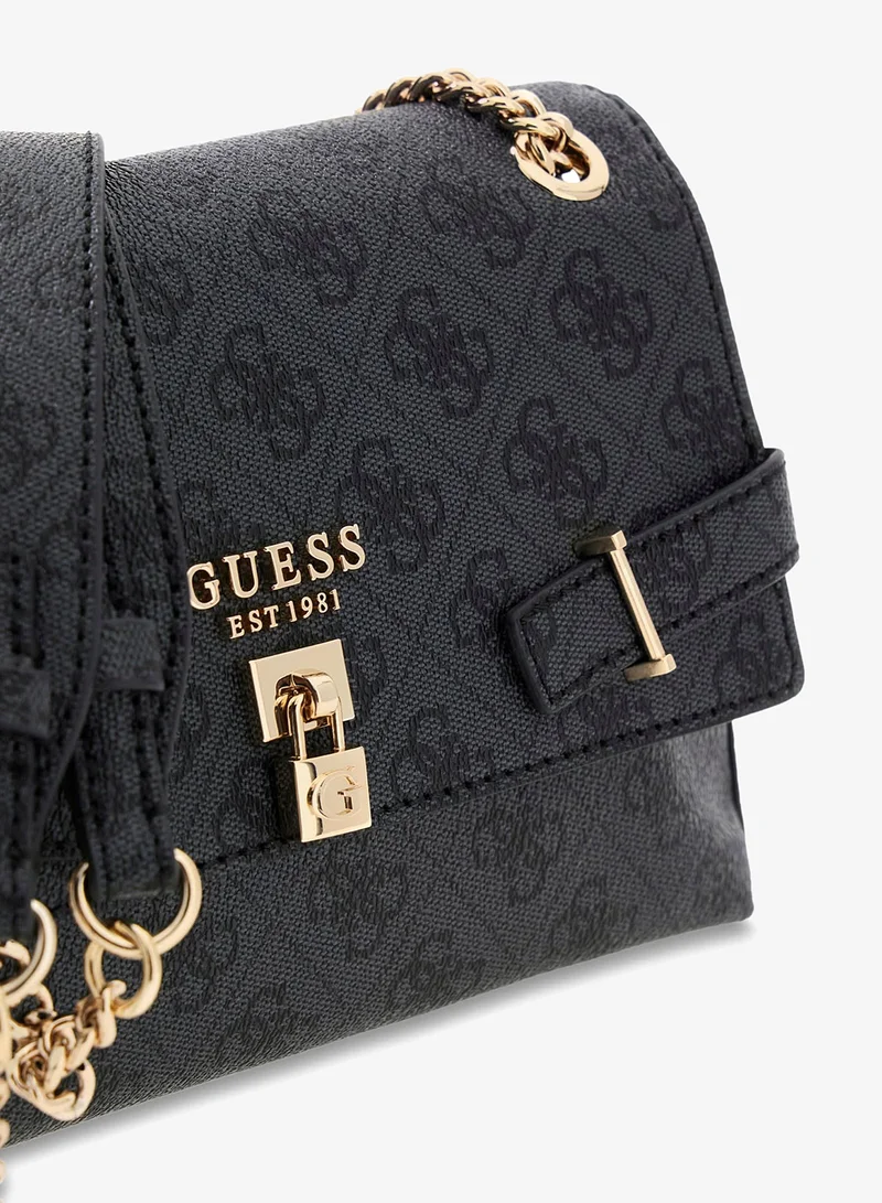 GUESS  Yesba Convertible Flap Over Crossbody Bag for Women | Best Price UAE